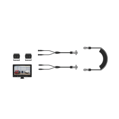 Heavy-duty 2m Coiled WOZA Cable